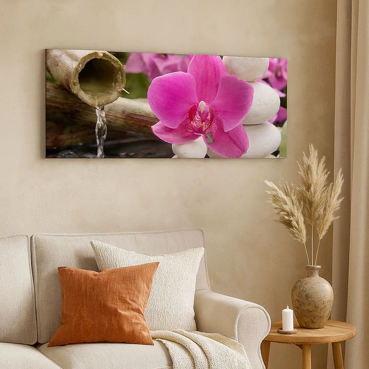 Lærredstryk - Billede på lærred - Du hviler allerede - 100x40 cm