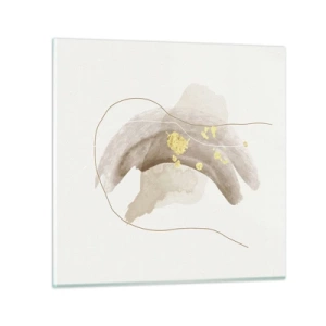 Billede på glas - Mødt i rummet - 60x60 cm