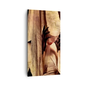 Lærredstryk - Billede på lærred - Mellem godt og ondt - 55x100 cm