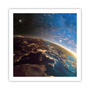 Plakat - Lad os se på hinanden på afstand - 60x60 cm