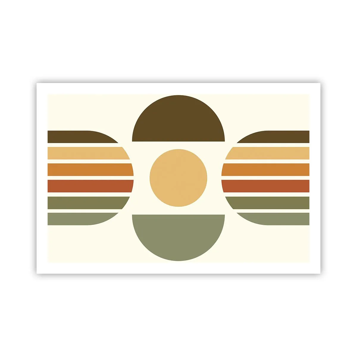 Plakat - I jordfarver - 91x61 cm