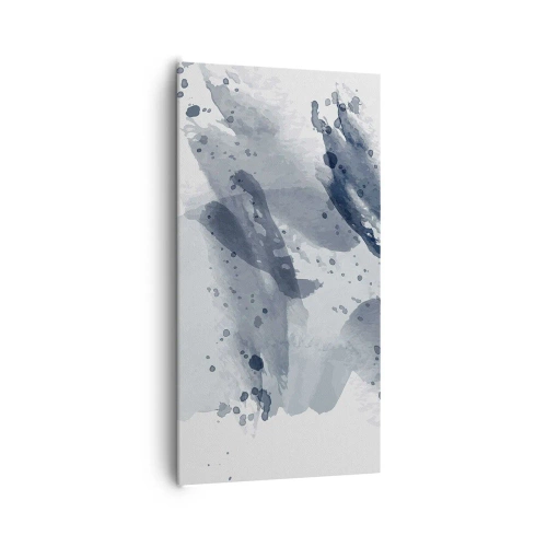 Lærredstryk - Billede på lærred - En undersøgelse af vandets natur - 65x120 cm