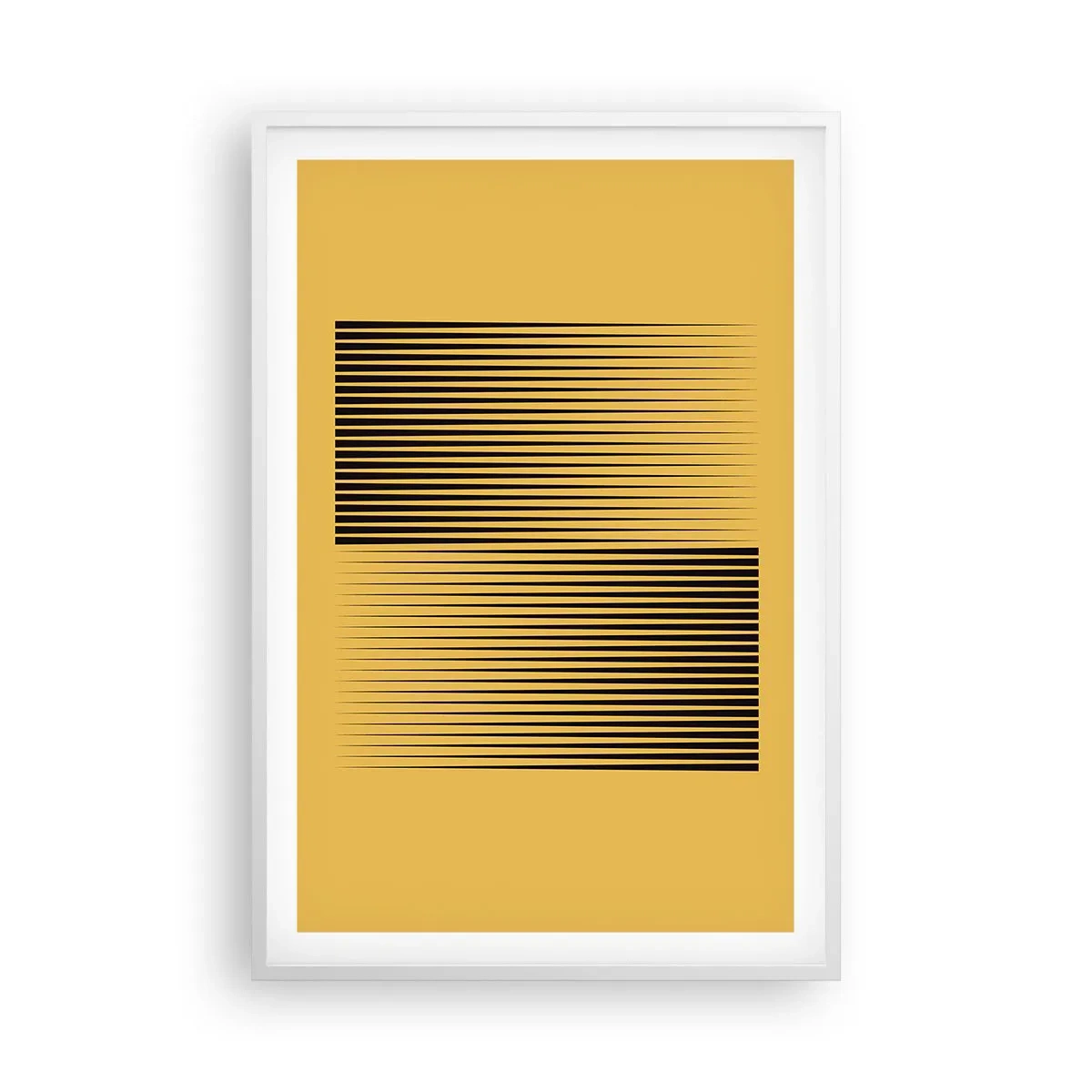 Plakat i hvid ramme - Modsætningernes kvadrat - 61x91 cm