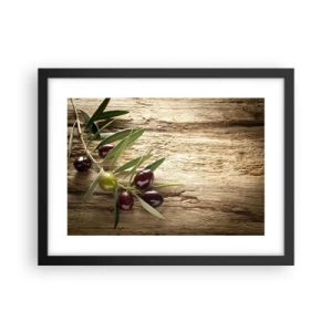 Plakat i sort ramme - Lige fra naturen - 40x30 cm