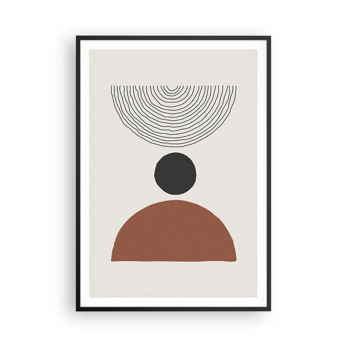 Plakat i sort ramme - I rampelyset - 70x100 cm