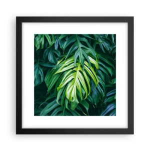 Plakat i sort ramme - Fordyb dig i friskhed - 30x30 cm