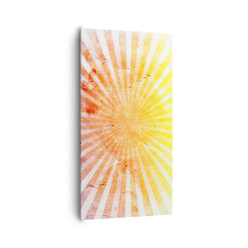 Lærredstryk - Billede på lærred - Opgange og nedgange - 65x120 cm