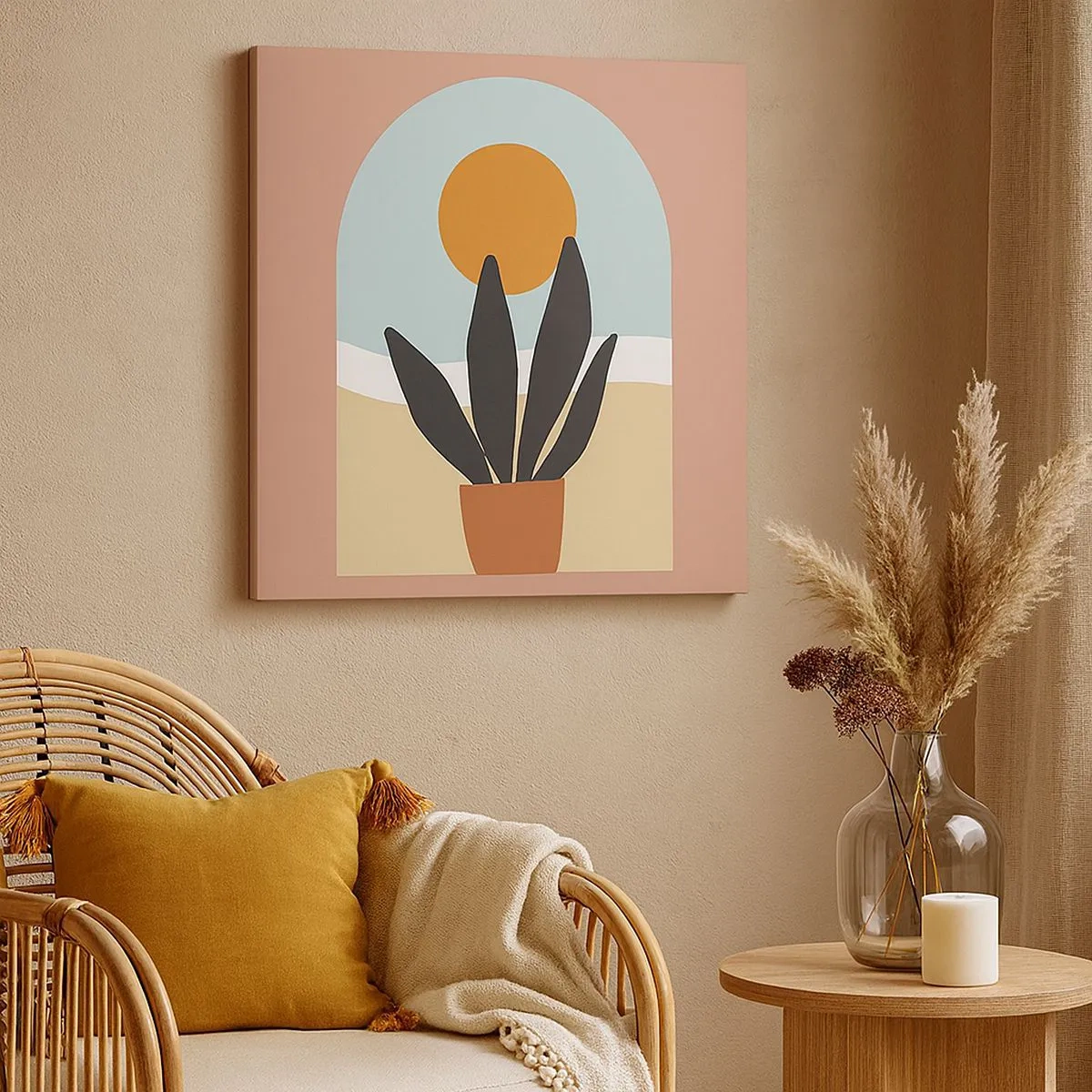 Lærredstryk - Billede på lærred - Små glæder - 30x30 cm