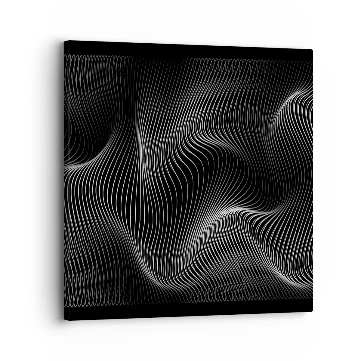 Lærredstryk - Billede på lærred - Lysets dans i rummet - 30x30 cm