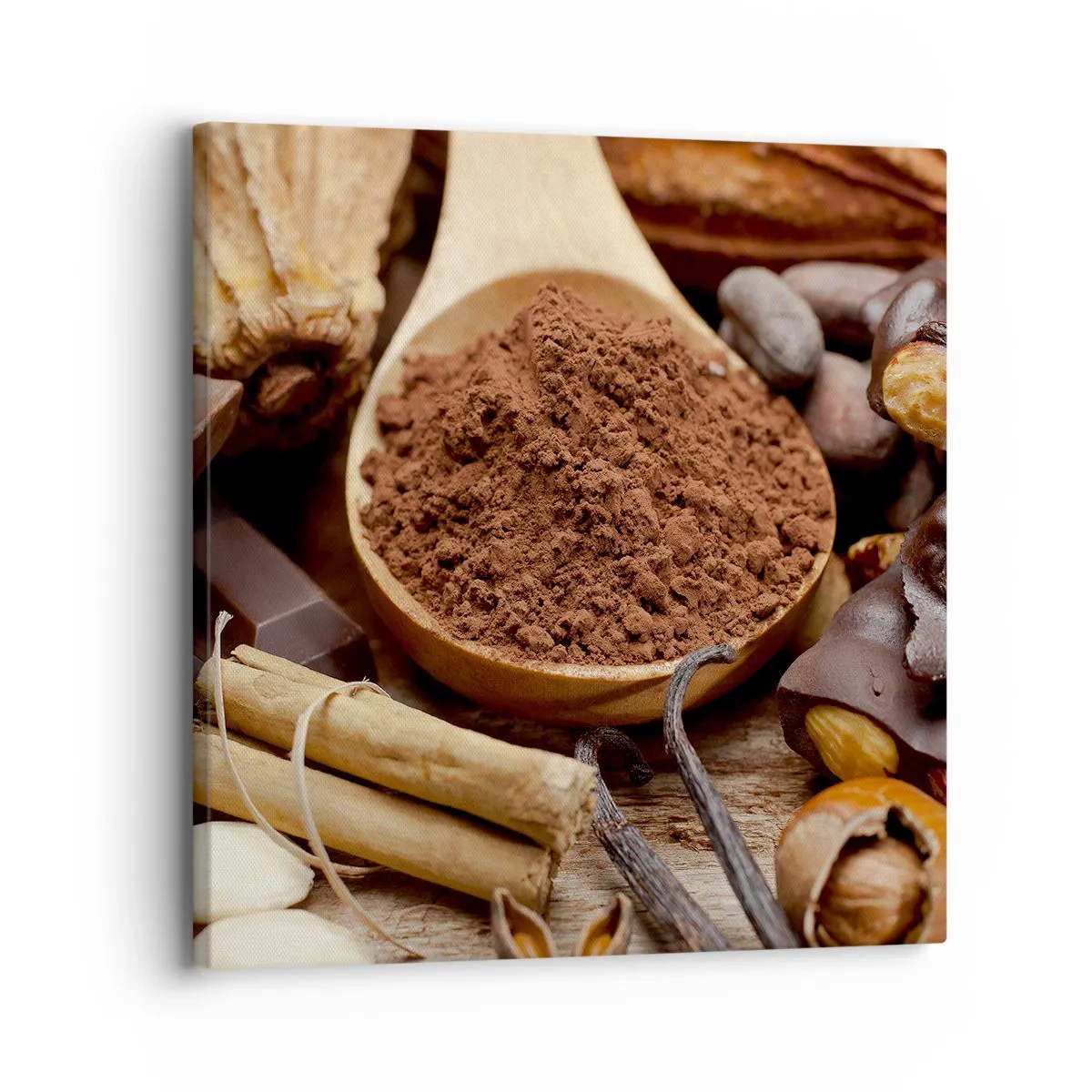 Lærredstryk - Billede på lærred - Bedst mod tristhed - 30x30 cm