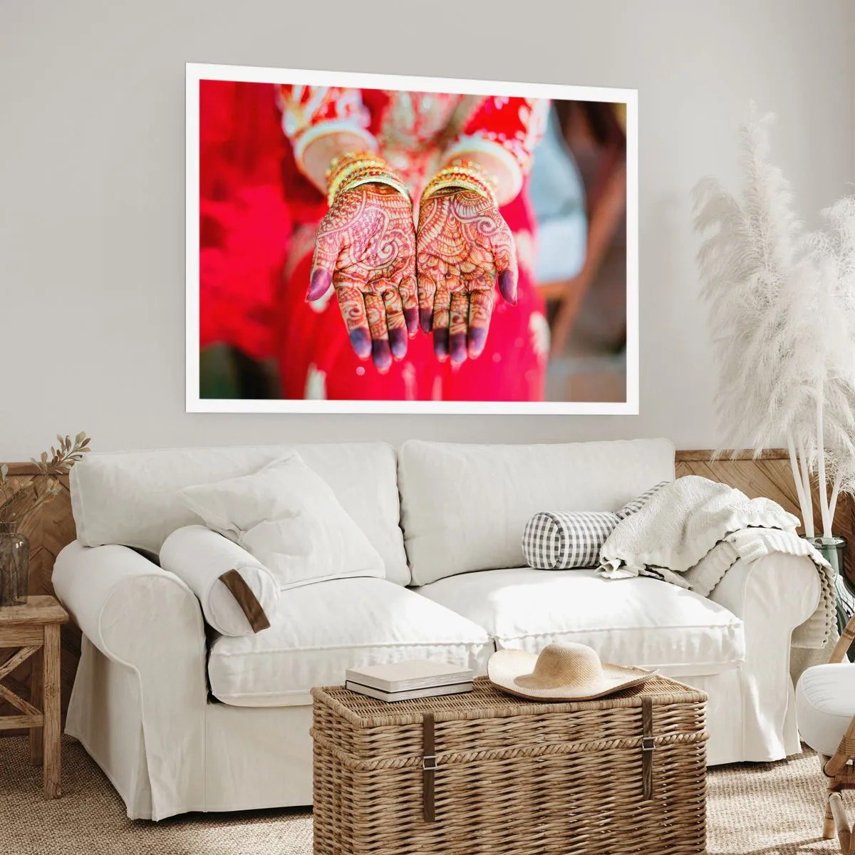 Plakat - Klar til at fange lykken - 100x70 cm