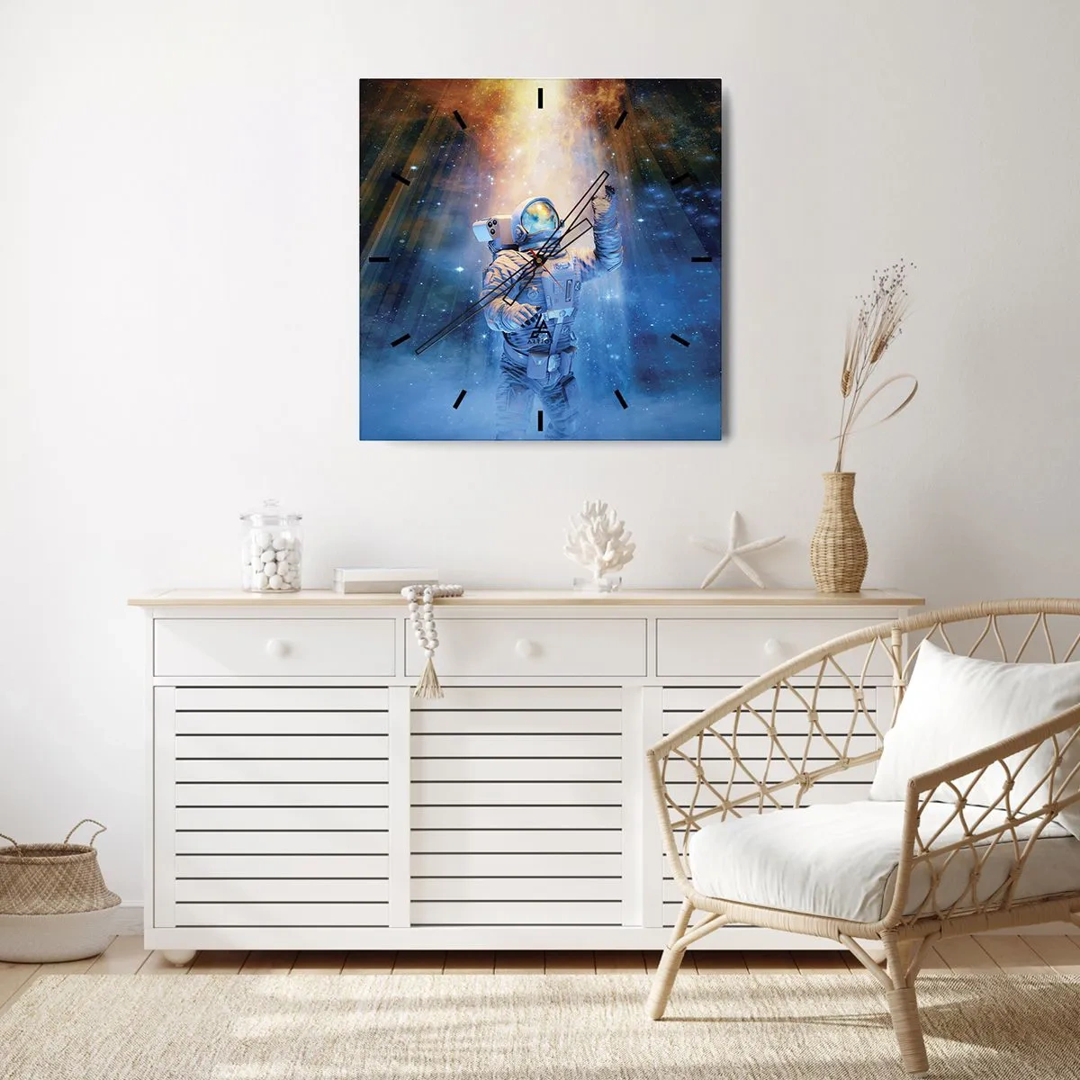 Vægur, Uret - Endelig på destinationen - 40x40 cm