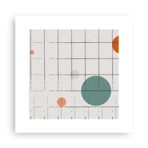 Plakat - Fanget i en fælde. Os eller dem? - 30x30 cm