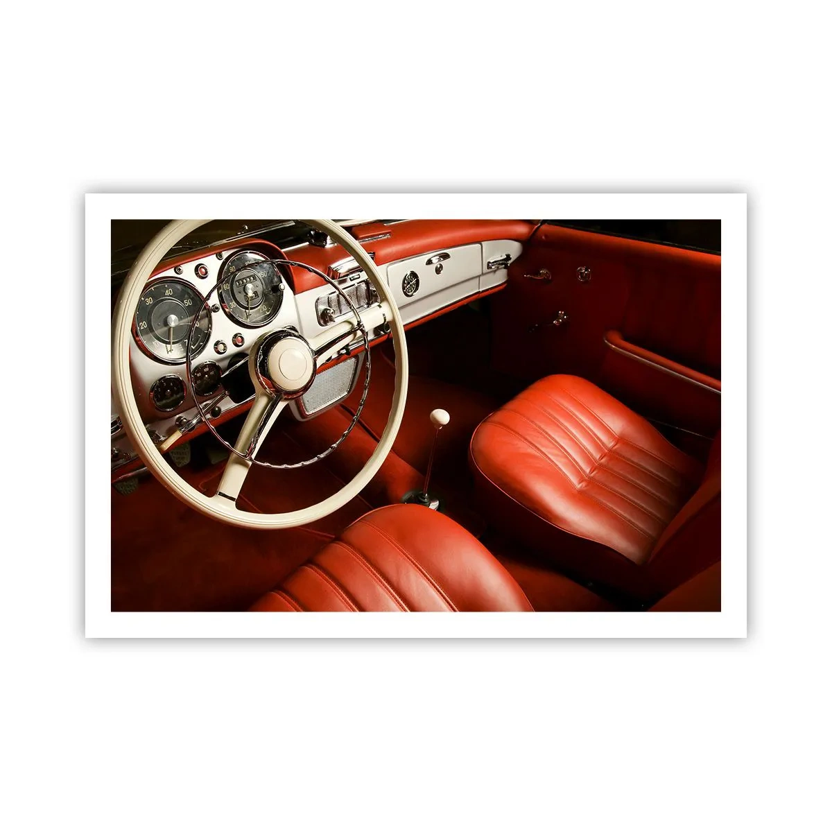 Plakat - Luksus i vintage stil - 91x61 cm