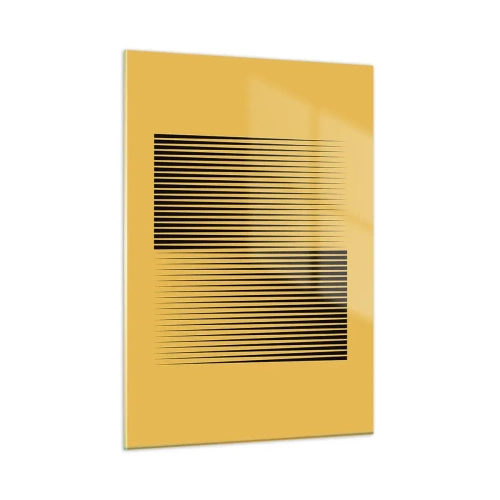 Billede på glas - Modsætningernes kvadrat - 50x70 cm