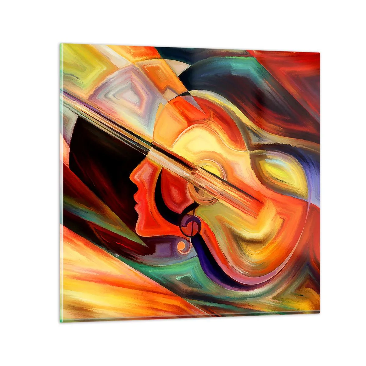 Billede på glas - Og alt er i orden - 40x40 cm