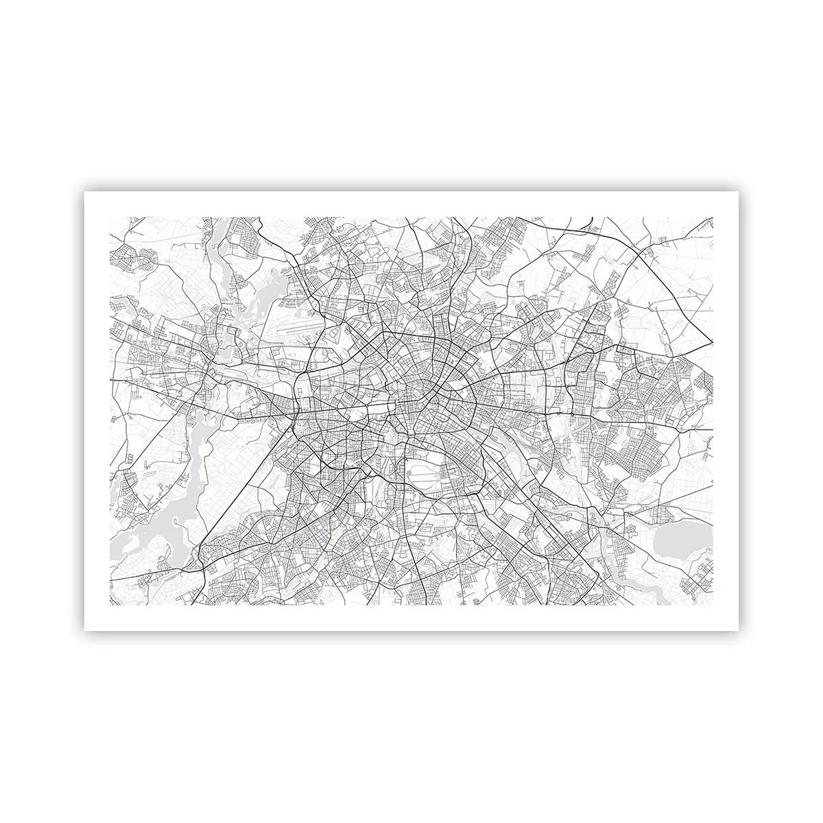 Plakat - Berlins blomst - 91x61 cm