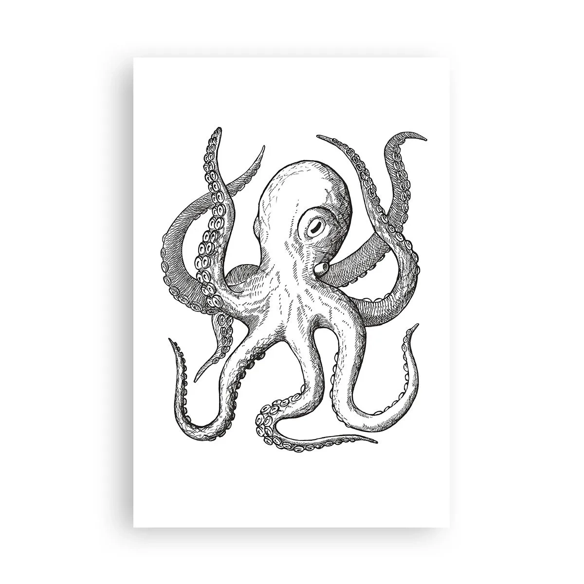 Plakat - Dans med bølger - 61x91 cm
