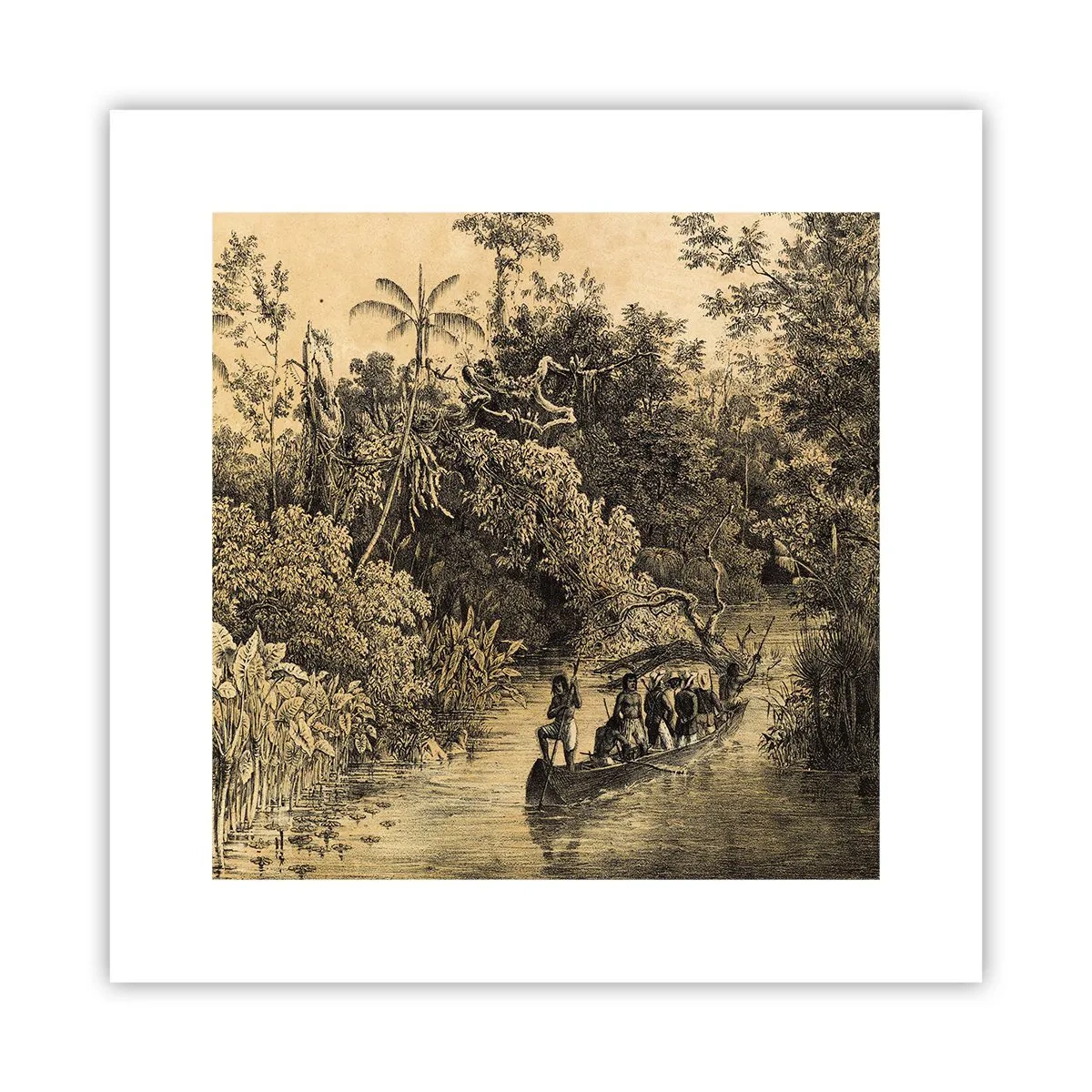 Plakat - Rejsen til kilden - 30x30 cm