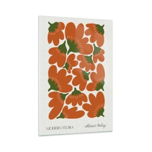 Billede på glas - Fra en blomsts liv - 70x100 cm