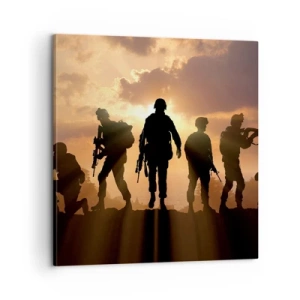 Lærredstryk - Billede på lærred - Brothers in arms - 60x60 cm