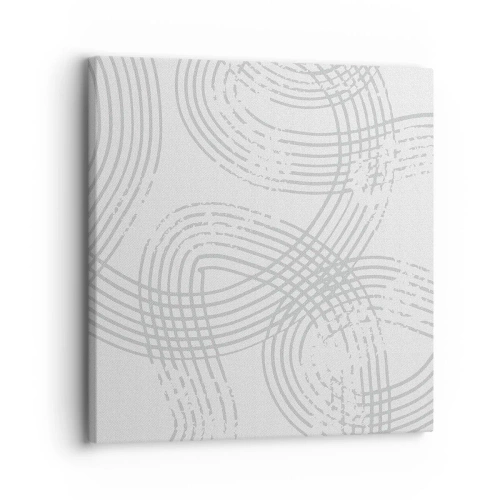 Lærredstryk - Billede på lærred - Der er ingen lige vej - 30x30 cm