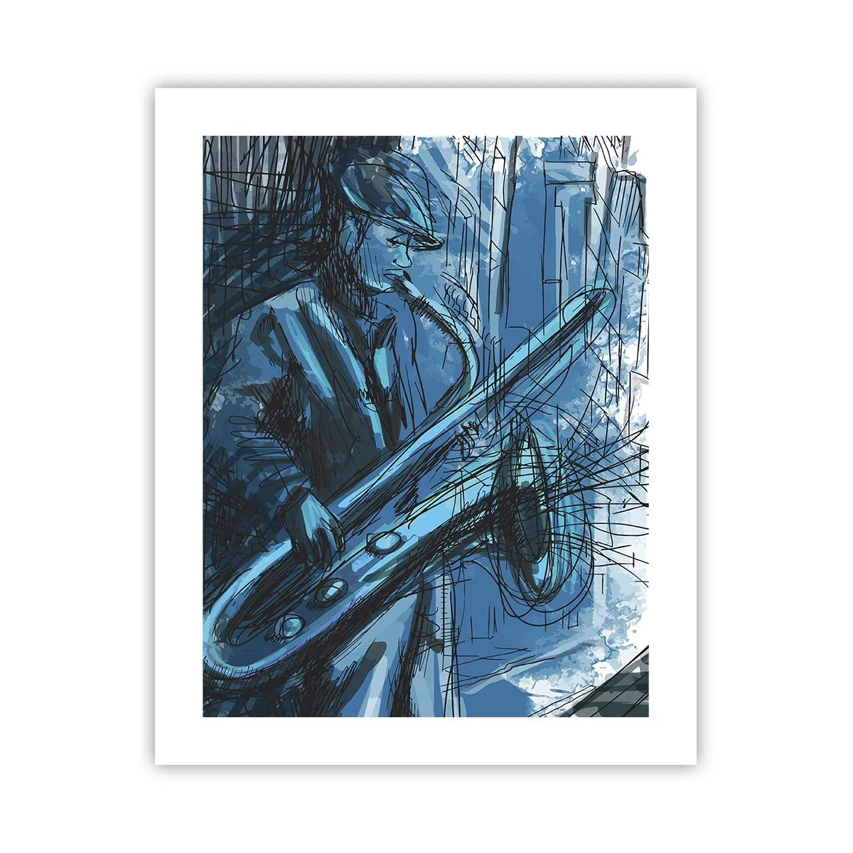Plakat - Byens rapsodi - 40x50 cm