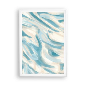 Plakat i hvid ramme - Forårsbriser - 70x100 cm