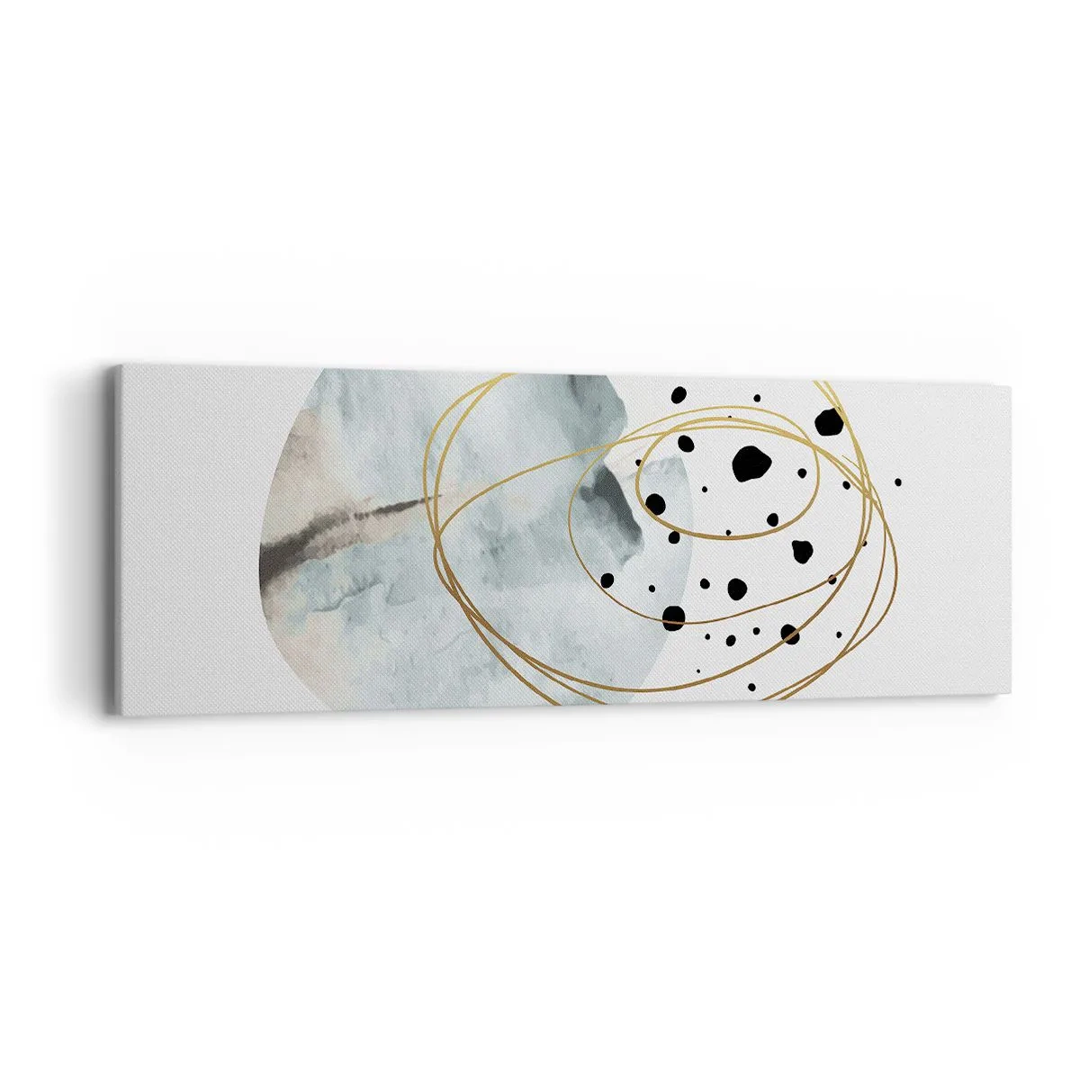 Lærredstryk - Billede på lærred - I rummets favntag - 90x30 cm