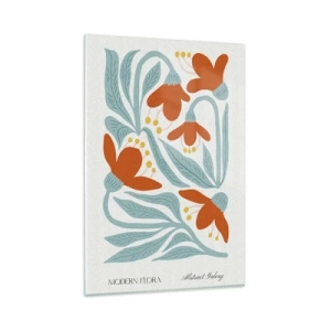 Billede på glas - Mod jorden, mod solen - 80x120 cm