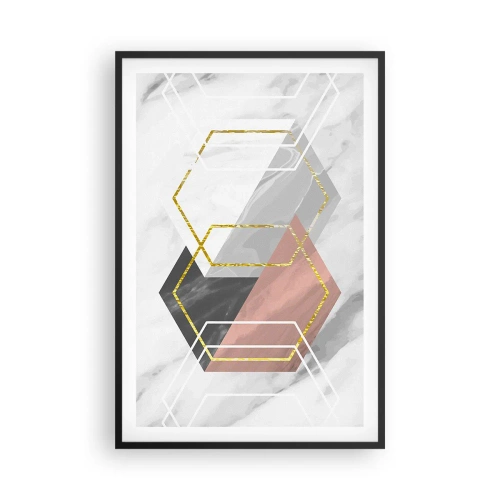 Plakat i sort ramme - Kædesammensætning - 61x91 cm