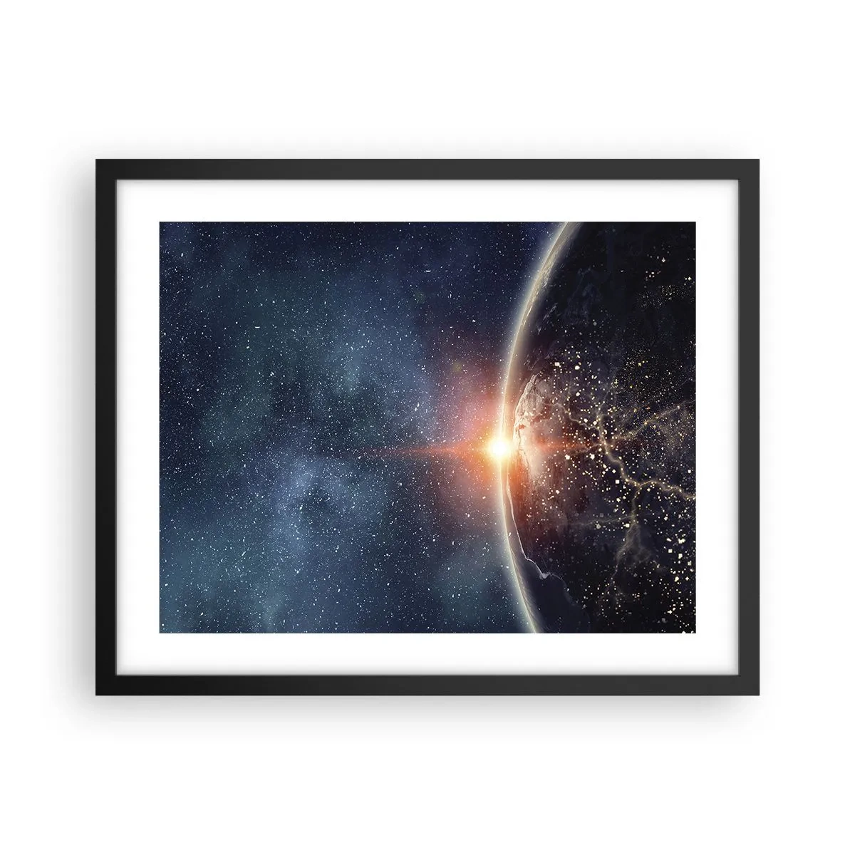 Plakat i sort ramme - I det nye perspektiv - 50x40 cm