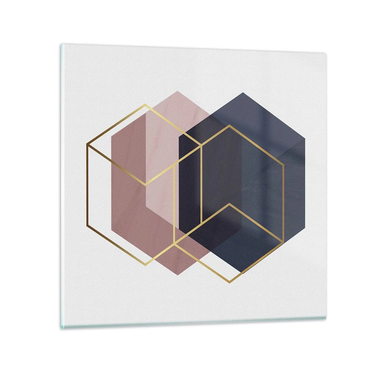 Billede på glas - Styrken ved enkelhed - 50x50 cm