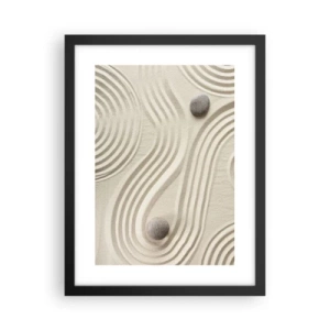 Plakat i sort ramme - Et strejf af varme - 30x40 cm