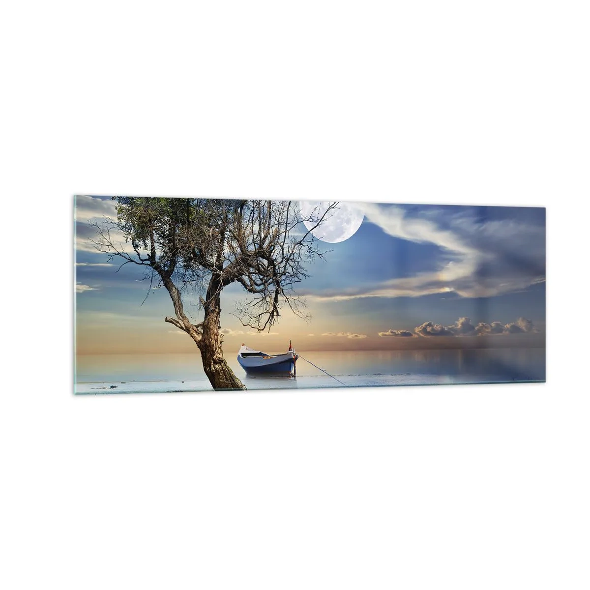 Billede på glas - Er dette enden eller begyndelsen? - 140x50 cm