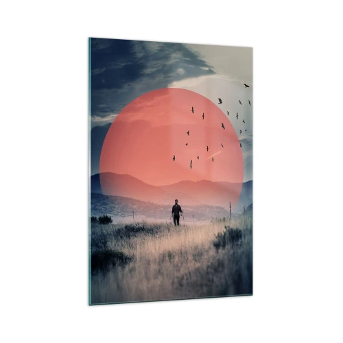 Billede på glas - I sine elementer - 70x100 cm