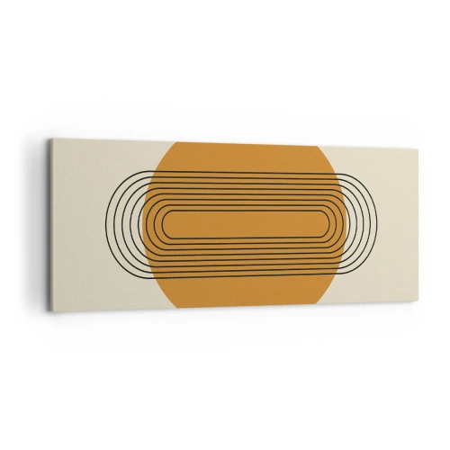 Lærredstryk - Billede på lærred - Den perfekte plan - 100x40 cm