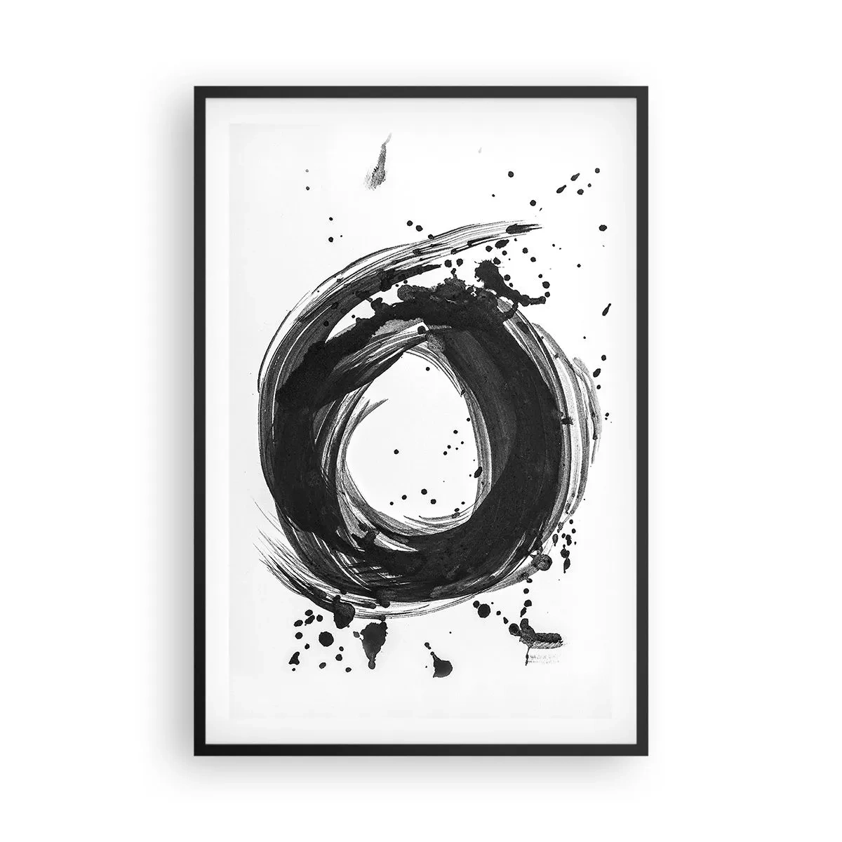 Plakat i sort ramme - Skabelsens hvirvelstrøm - 61x91 cm
