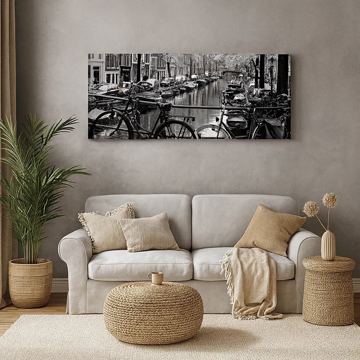 Lærredstryk - Billede på lærred - En meget hollandsk udsigt - 30x30 cm