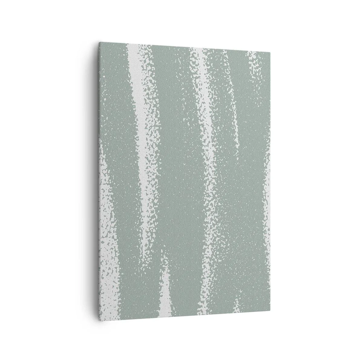 Lærredstryk - Billede på lærred - Abstraktion i vinterstemning - 70x100 cm