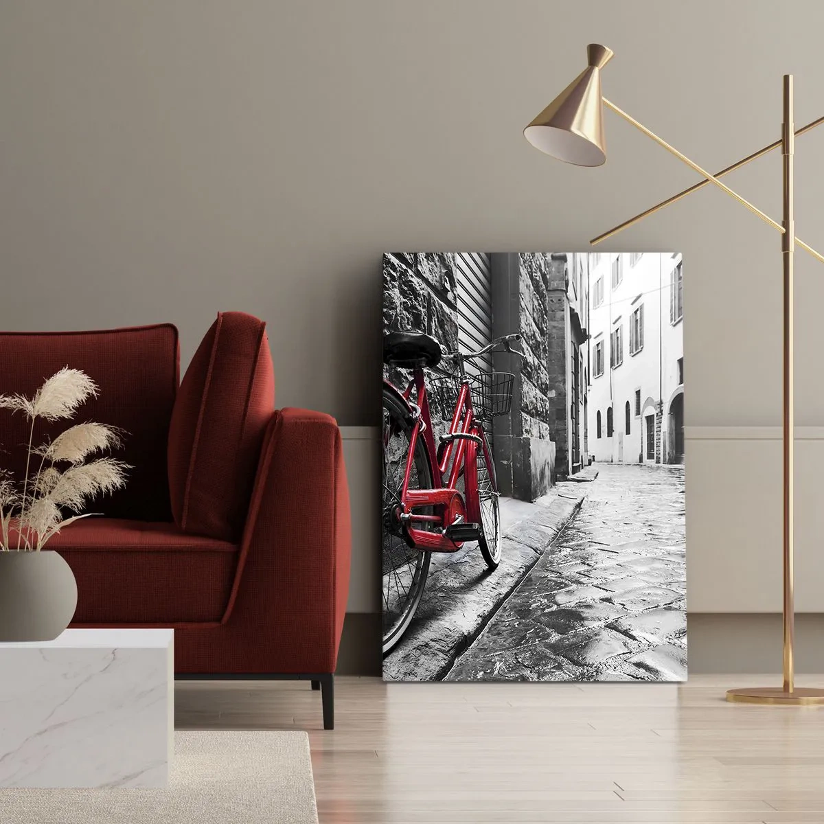 Lærredstryk - Billede på lærred - Ægte skønhed ældes ikke - 80x120 cm