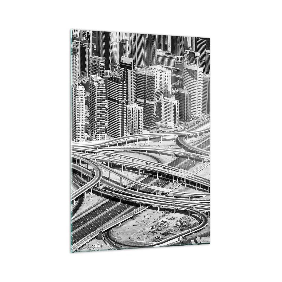 Billede på glas - Dubai - den umulige by - 50x70 cm