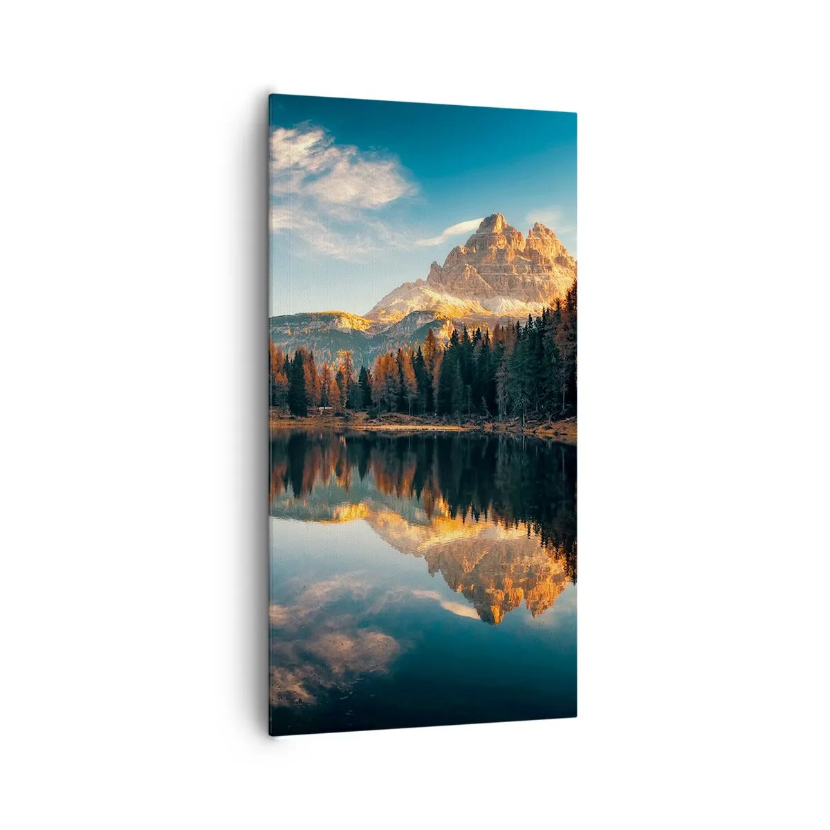 Lærredstryk - Billede på lærred - Dobbelt landskab - 65x120 cm