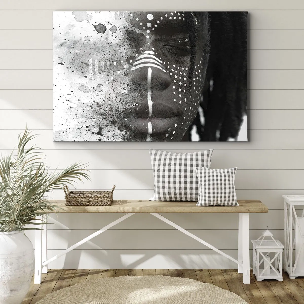 Lærredstryk - Billede på lærred - Opdag den oprindelige ånd - 70x50 cm