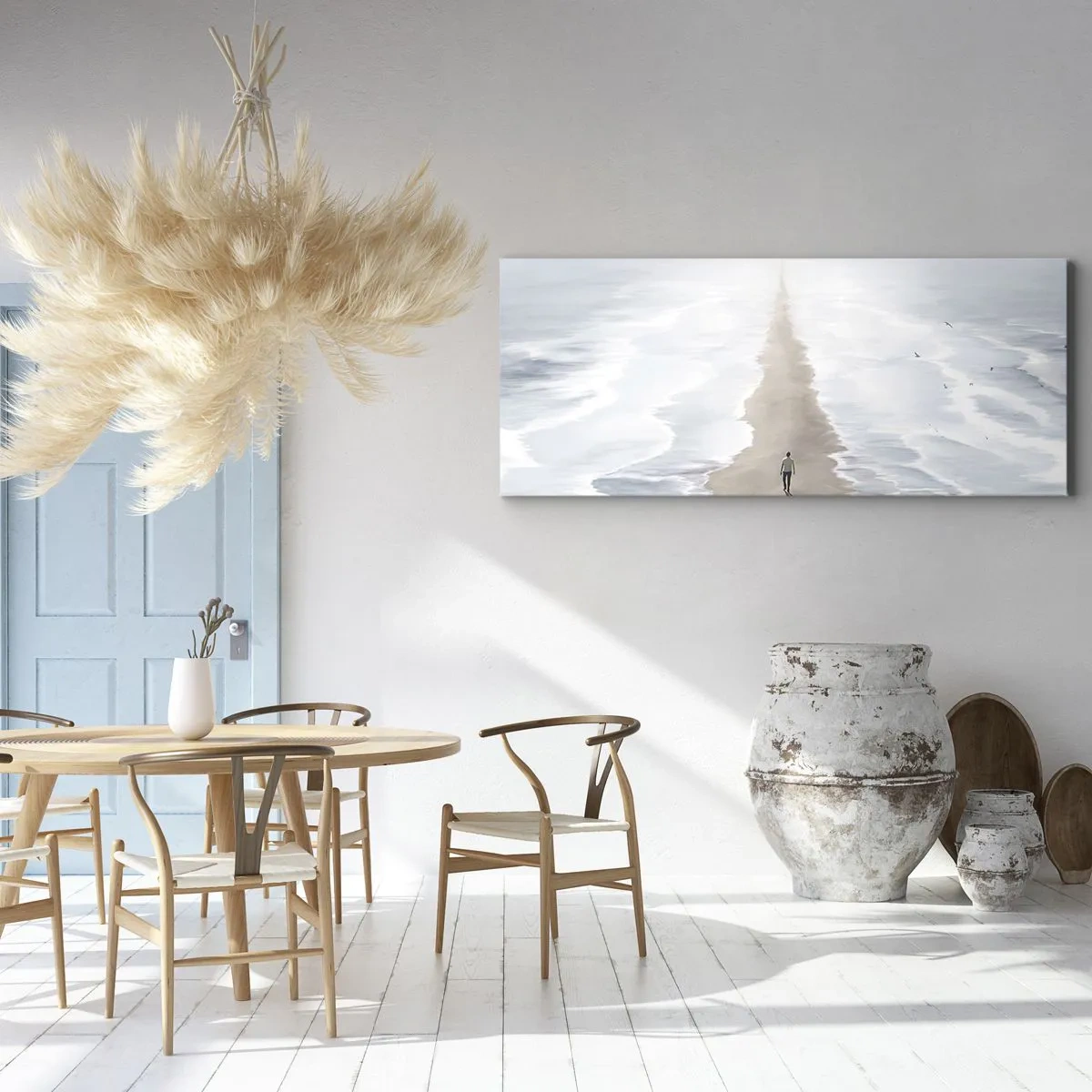 Lærredstryk - Billede på lærred - Lys fremtid - 100x40 cm