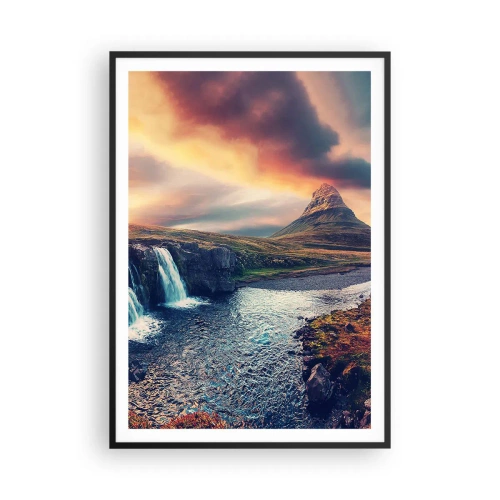 Plakat i sort ramme - I naturens majestæt - 70x100 cm
