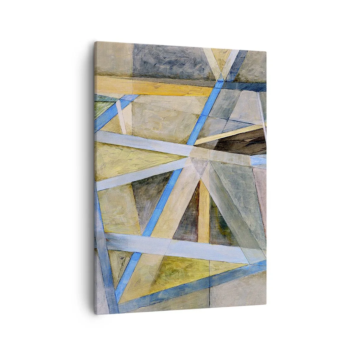 Lærredstryk - Billede på lærred - Lige eller skråt? - 50x70 cm