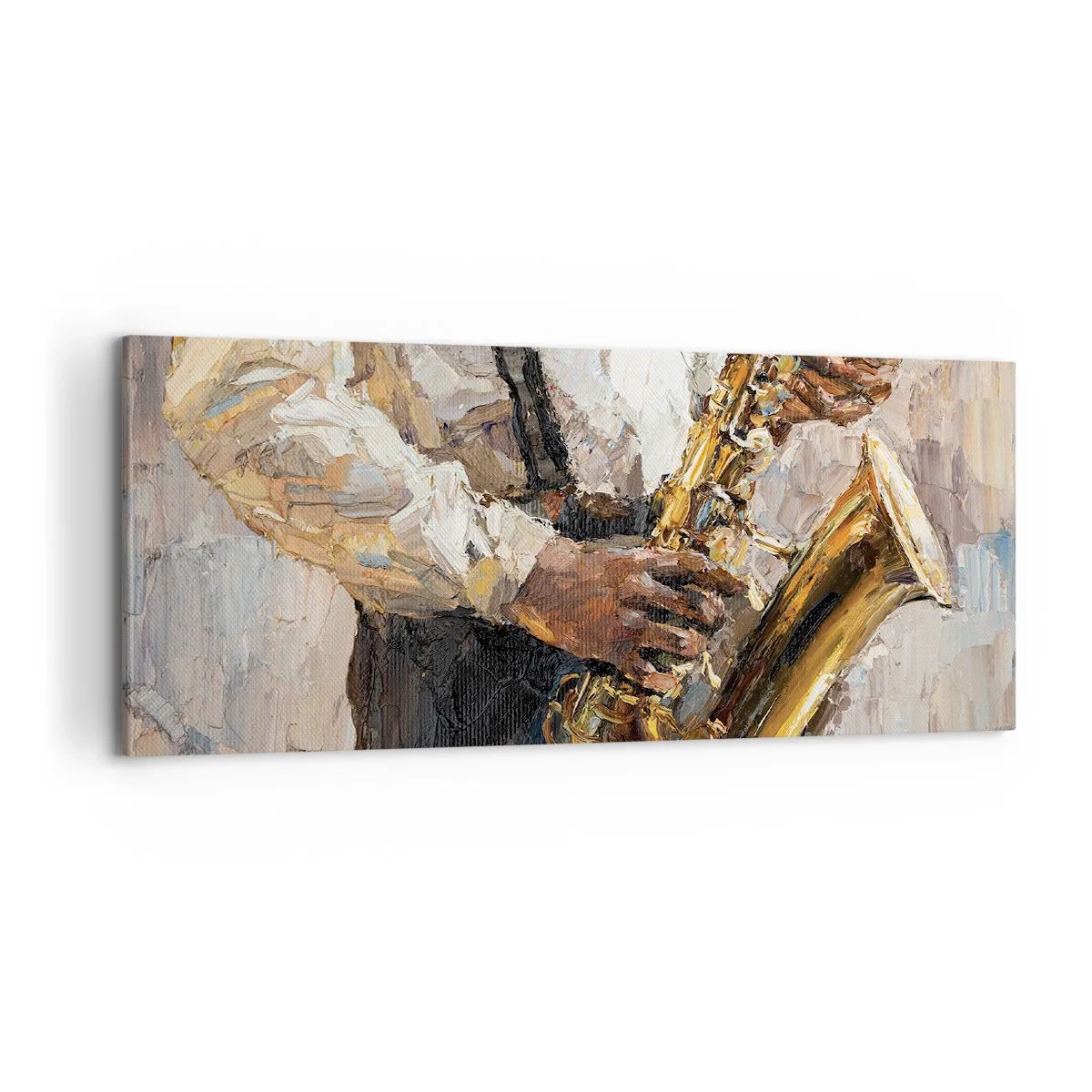 Lærredstryk - Billede på lærred - Tid til at gå solo - 100x40 cm