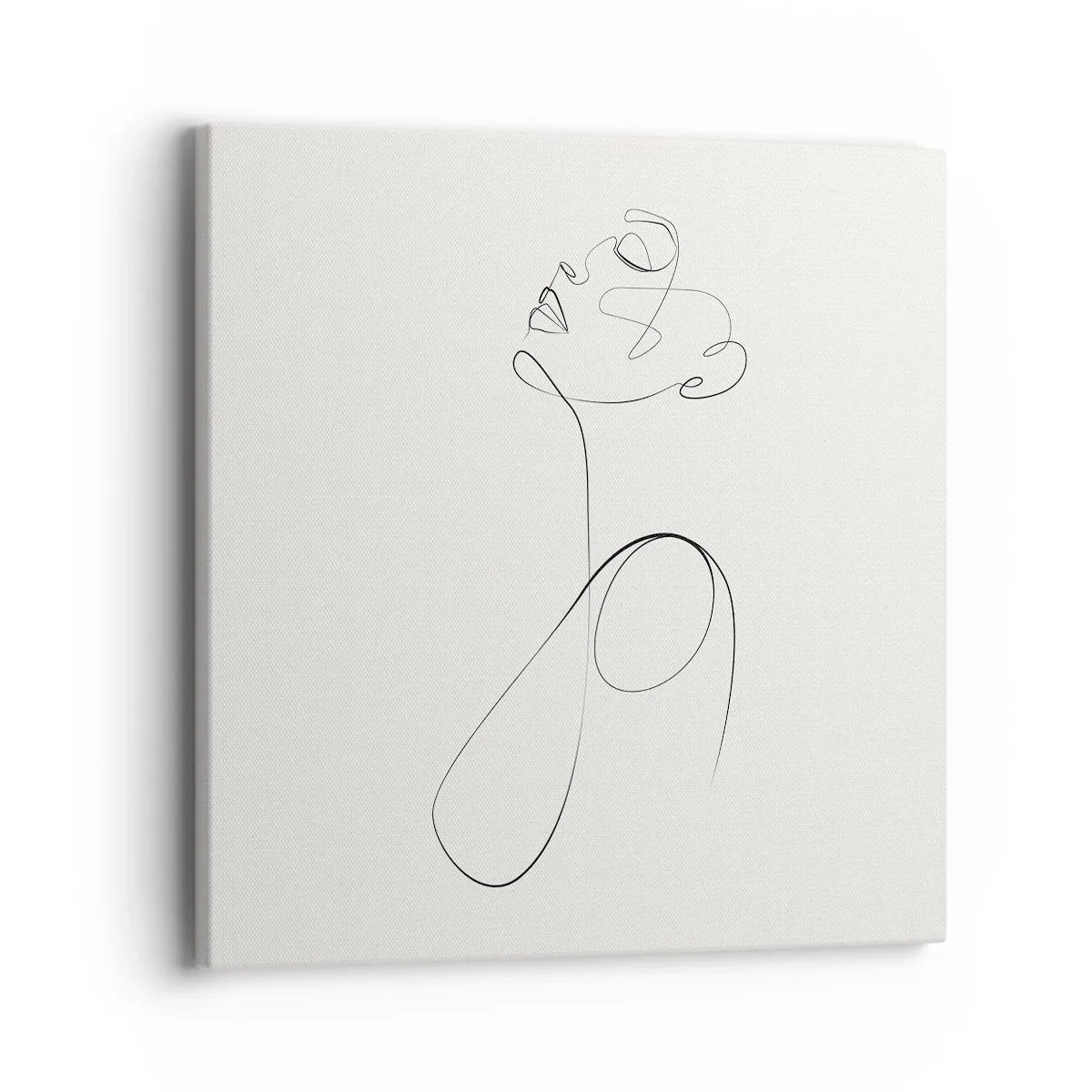 Lærredstryk - Billede på lærred - Sløjfet i drømme - 40x40 cm