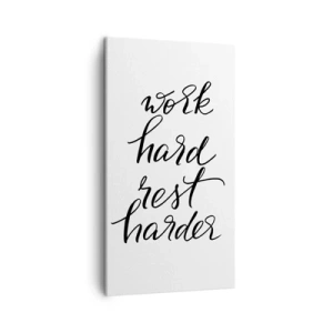 Lærredstryk - Billede på lærred - Balance i livet - 45x80 cm